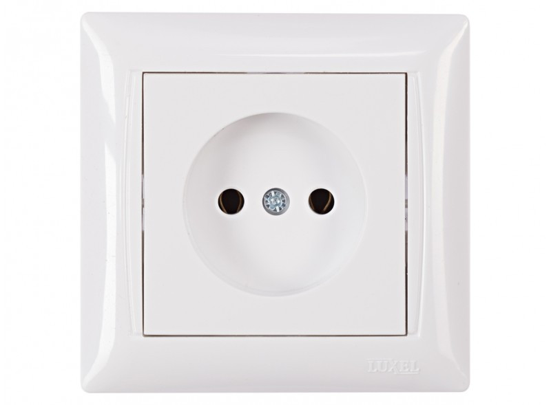 Розетка PRIMERA (білий) 3001 LUXEL, фото 1