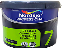 Латексна фарба для стін та стелі Sadolin Professional 7 Svart чорний мат 10л