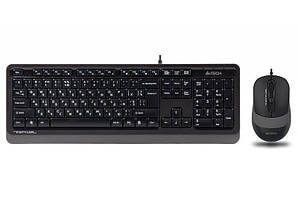 Комплект (клавиатура, мышка) A4Tech F1010 Black/Grey USB