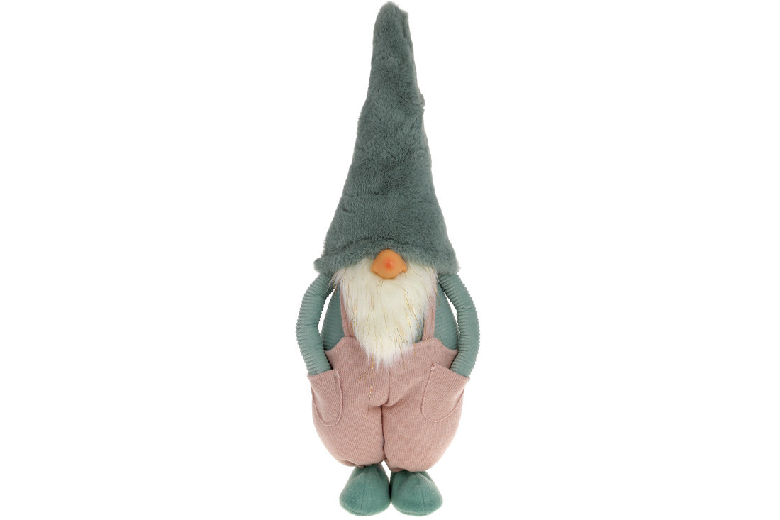 М'яка іграшка Гном, 62см, колір - рожевий з м'ятним, фото 1