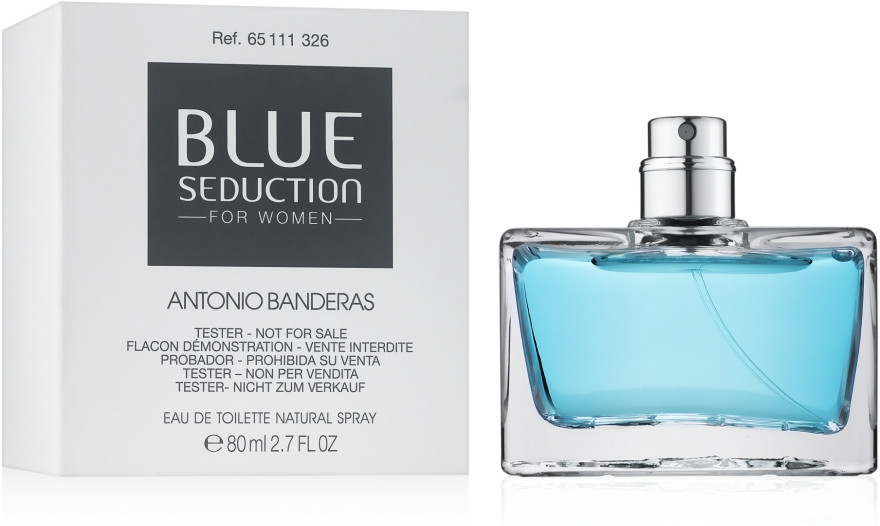 Туалетна вода (тестер) Antonio Banderas Blue Seduction Women 80 мл, фото 1