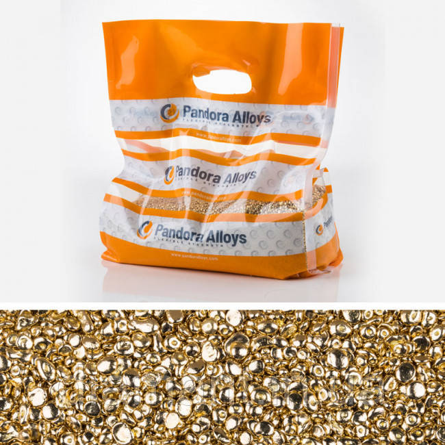 Латунь для лиття в гранулах PANDORA (1 кг) ціна від 10 кг, фото 1