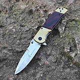 Ніж складний інерційний Browning, флипер, фото 3