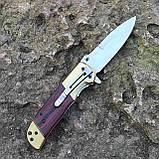 Ніж складний інерційний Browning, флипер, фото 4