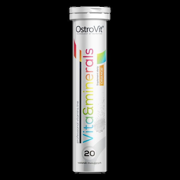 Вітаміни та мінерали Ostrovit Vita & Minerals 20tabs (Orange), фото 1