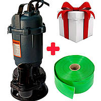 Занурювальний дренажний фекальний насос Кенле WQD/Р-233 для відкачування брудної води та фекалій Kenle без поплавця