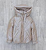 Красива куртка для дівчинки дитяча легка розміри 128-152, фото 4
