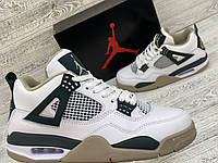 Кросівки Nike Air Jordan 4 Ретро. Кроссовки Nike Air Jordan 4 Retro High. Найк Аир Джордан 4. White Beige