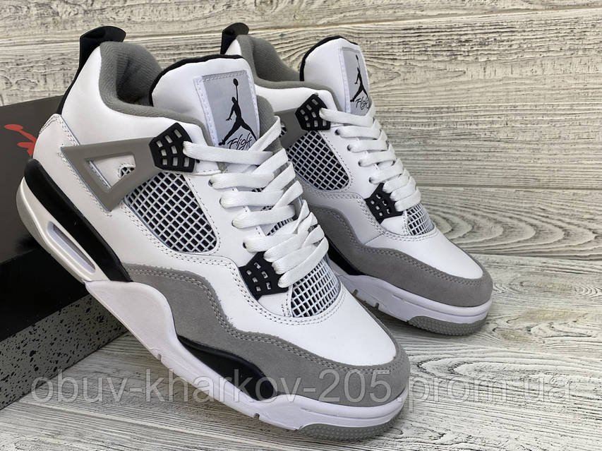 Чоловічі кросівки Nike Air Jordan 4 Ретро Білі Nike Air Jordan 4