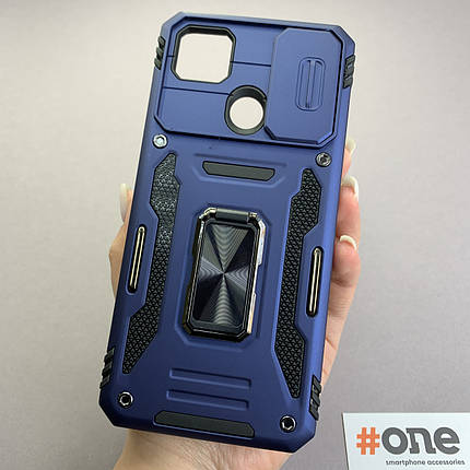 Чохол для Xiaomi Redmi 9С протиударний із шторкою чохол на телефон сяомі редмі 9с синій s9f, фото 1