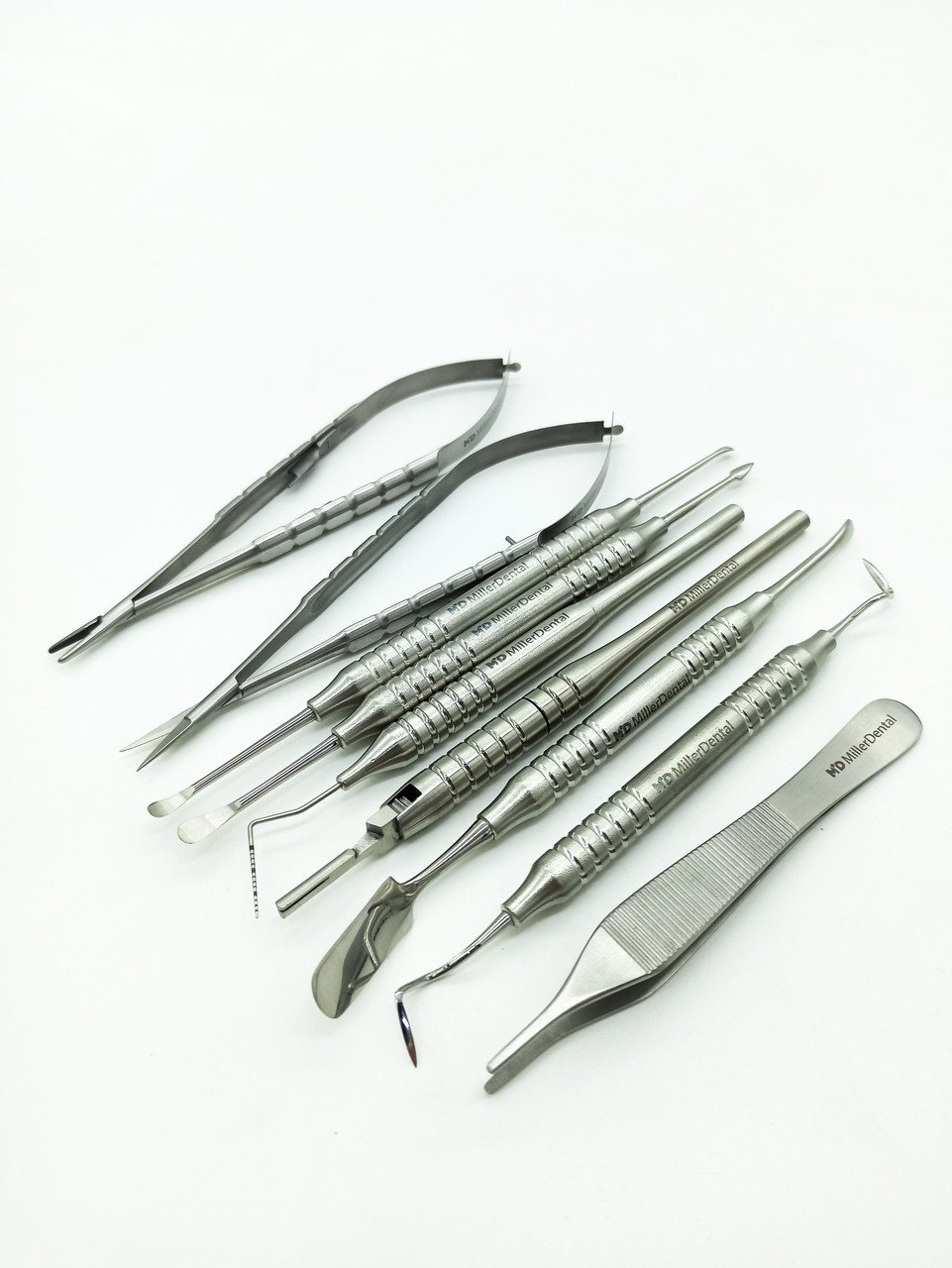Набір хірургічний (для мікрохірургії) 10 інструментів + касета