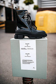 Черевики жіночі чорні демісезонні Both Gao High Boots (02694)