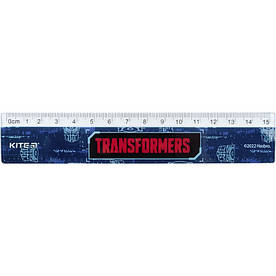 Лінійка пластикова Kite Transformers 15 см