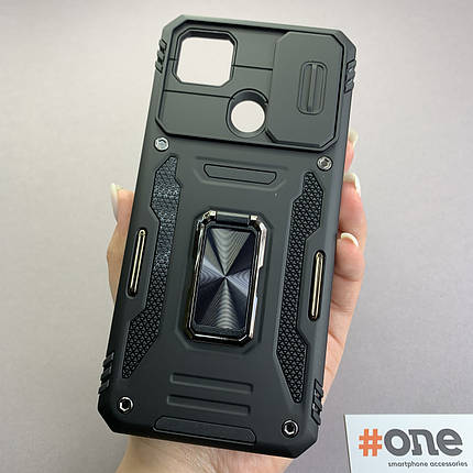Чохол для Xiaomi Redmi 9С протиударний із шторкою чохол на телефон сяомі редмі 9с чорний s9f, фото 1