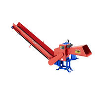 Подрібнювач гілок Palche PG-120T-K (ПАЛЬЧЕ ПГ-120Т-К із транспортувальною стрічкою, працює від ВОМ трактора)