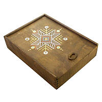 Коробка фанерна декорована з висувною кришкою