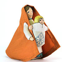 Текстильний персонаж вертепу різдвяний ароматизований "Марія з немовлям" ручної роботи, handmade декор