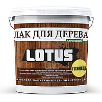 Лак акриловый для дерева LOTUS Прозрачный Глянцевый 1л