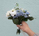 Букет весільний блакитний, фото 3