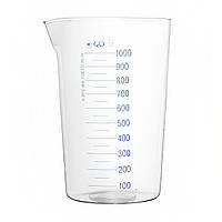 Мензурка (мірна склянка) 1000 мл (шкала 50 мл) зі скла ГОСТ 1770-74