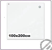 Доска "2х3" стеклянная магнитная 100х200см, цвет белый (TSZ1020W)