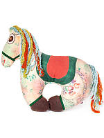 Подушка - іграшка текстильна гіпоалергенна "Коник" ручної роботи, handmade домашній подарунковий декор