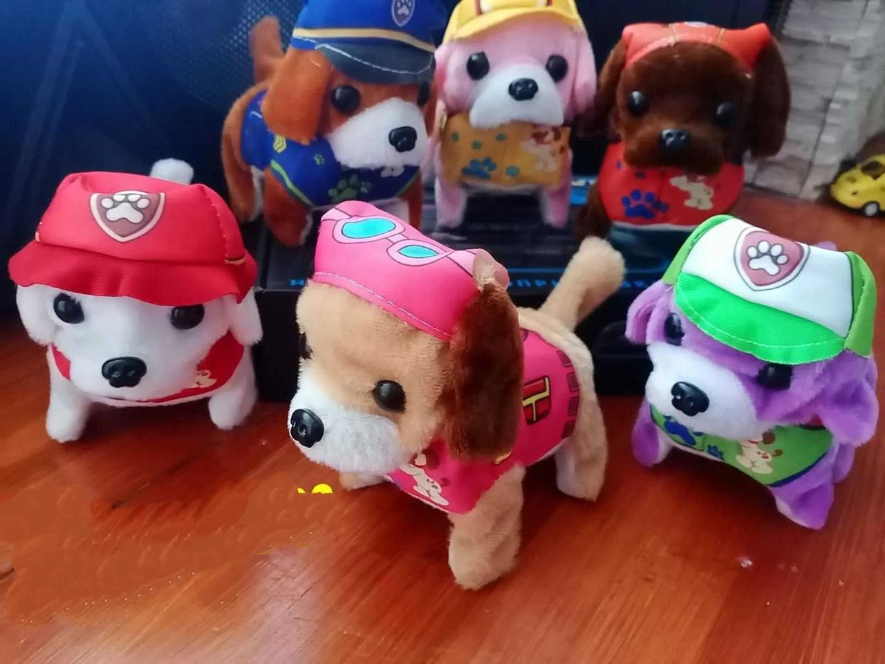 Щенячий патруль бігає гавкає інтерактивні іграшки щенячий патруль м'які іграшки Скай зуму Роки гонщик кріпиш, фото 1