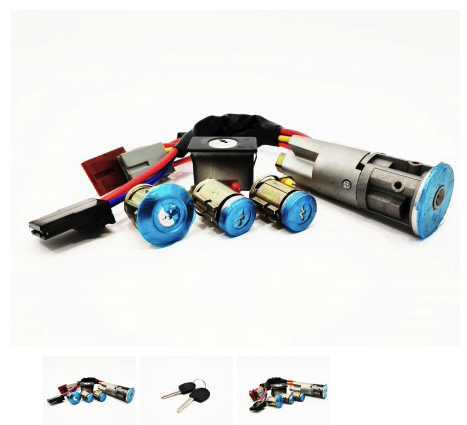 Комплект замків із ключами Geely CK/CK2 KLM, фото 1