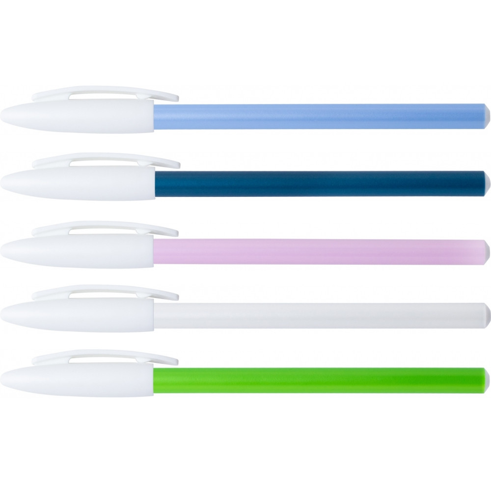 Ручка масляная (0.7 мм, синяя) EconoMix PEARL E10246 - фото 2 - id-p1263639633