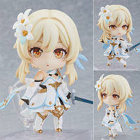 Сборная подвижная Фигурка Нендороид 1718 Nendoroid Люмин из игры Genshin Impact чиби Lumine