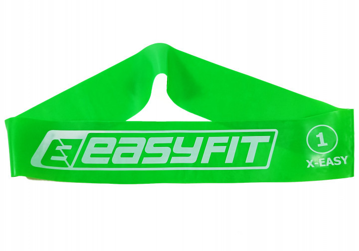 Резинка для фітнесу EasyFit №1 зелена 2,5 кг