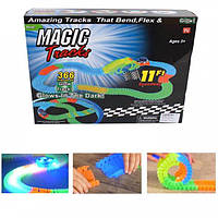 Magic Tracks 360 деталей Mega Set Детская Игрушечная Дорога Трек (2 машинки)