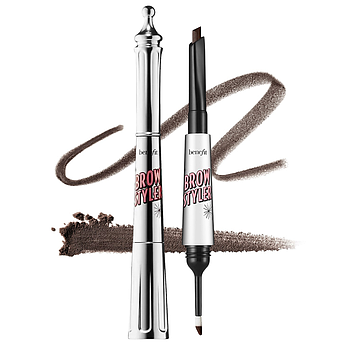 Восковий олівець + пудра для брів Benefit Pencil & Powder 5 Warm Black Brown 0.3 + 0.75 г