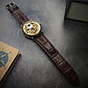 Чоловічий наручний годинник Forsining 1125 Brown/Gold, фото 4