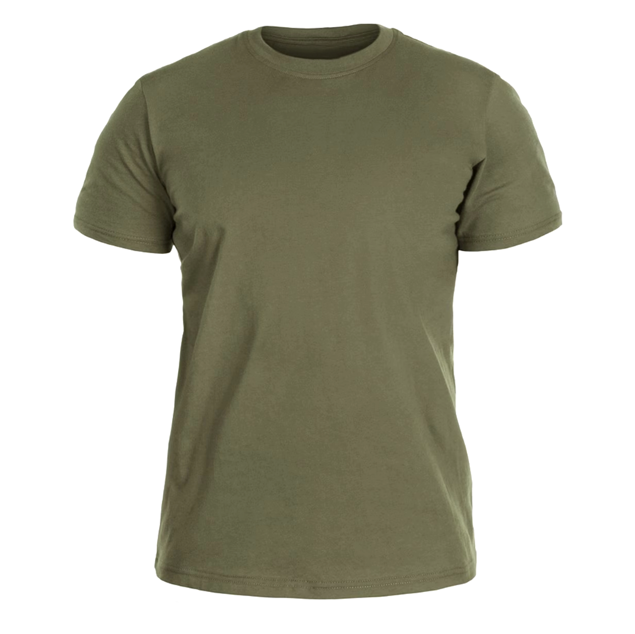 Тактична армійська формена футболка олива Чоловіча військова футболка хакі однотонна Бавовна S-XXXL