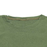 Тактична армійська формена футболка олива Чоловіча військова футболка хакі однотонна Бавовна S-XXXL, фото 5