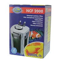 Фильтр внешний, Aqua Nova NCF 2000, 2000 л/ч. Мощный канистровый фильтр для фильтрации аквариумной воды