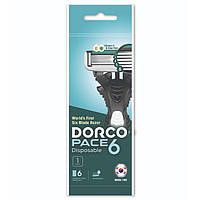 Станок для бритья Dorco Pace 6 для мужчин 6 лезвий 1 шт