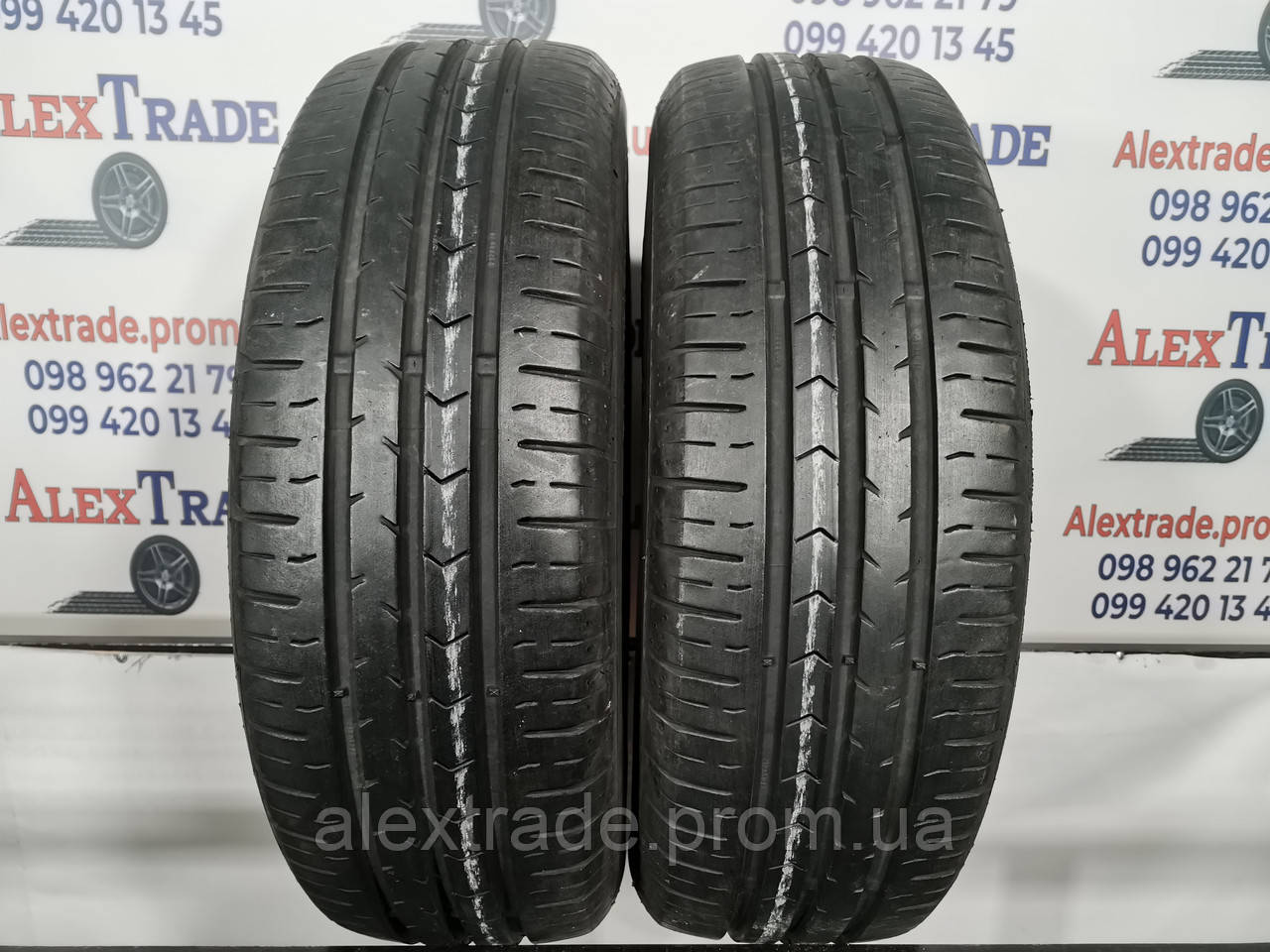 2 шт. 175/65 R14 Continental PremiumContact 5 летние бу шины