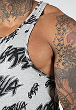 Майка спортивна Gorilla Wear Legacy Tank Top сіро-чорна XL-XXL, фото 3