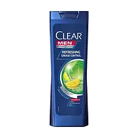 Мужской шампунь для волос Clear Men Shampoo Контроль жирности кожи головы, для жирных волос, против перхоти, 4