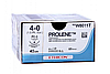 Хірургічна нитка Ethicon Пролен (Prolene) 4/0, довжина 45 см, реж. голка 19 мм Prime 8631G (W8011T), фото 2