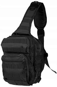 Рюкзак однолямковий тактичний Mil-Tec ONE STRAP ASSAULT Black 9 л. 14059102