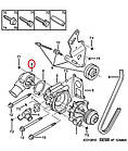 Корпус термостата на Peugeot Boxer, Citroen Jumper 1 (1994-2002) 2.5D/TD/TDi, 9614190380, 1336F9, фото 7