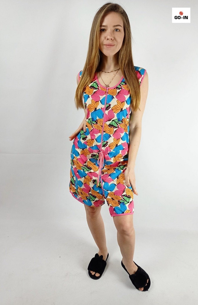 Молодежный халат женский летний кулер 44-58р