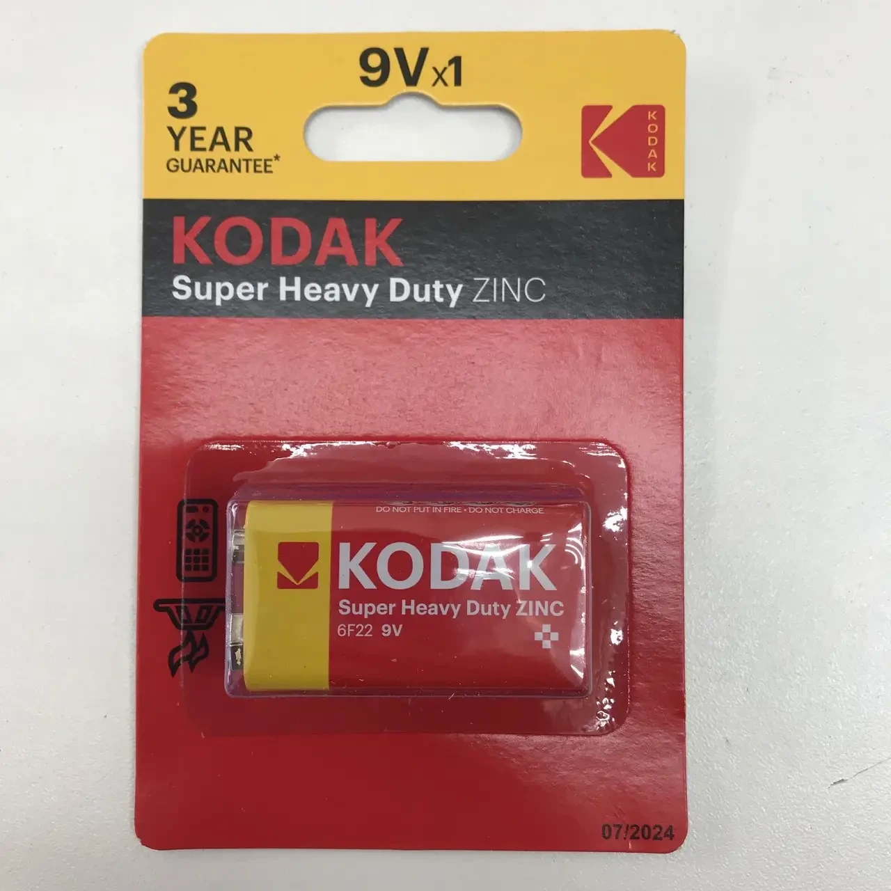 Батарейки Kodak 9V крона ціна за 1 шт.