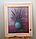 Картина "Лаванда" — акрил, на оргаліті 20/30, у дерев'яній рамці, картина об'ємна, ручна робота, фото 5