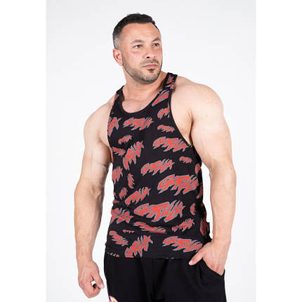 Майка спортивна Gorilla Wear Legacy Tank Top чорно-червона L-XXL, фото 1