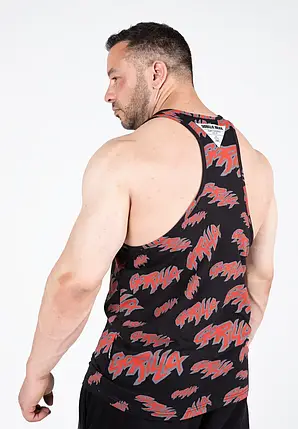 Майка спортивна Gorilla Wear Legacy Tank Top чорно-червона L-XXL, фото 2