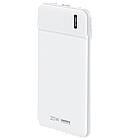 Зовнішній акумулятор Remax Pure Білий QC + PD 20W 10000mAh (RPP-287)